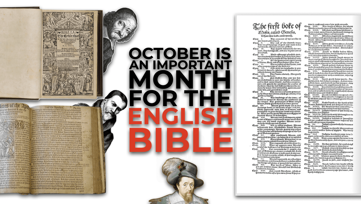 October is an important time for the English Bible — Wesley Huff